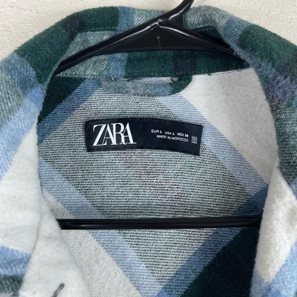Zara Plaid Shacket - Picture 12 of 15